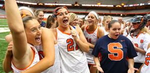 Syracuse came back against previously undefeated Southern California on Saturday, beating the Trojans, 12-11. The Orange is headed to its fifth consecutive Final Four. 
