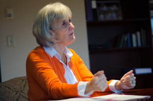 While serving as West Virginia University, now-SU Vice Chancellor and Provost Michele Wheatly extended the parental and medical leave policies to non-tenure track faculty. She's unsure whether she's going to do the same in SU. 