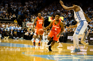 John Gillon scored only four points in the loss to North Carolina, which recorded 20 more rebounds than the Orange. 