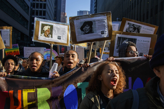 The march was largely organized by women of color.
