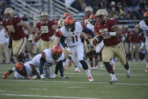 Tyler Rouse scored the final touchdown on Saturday to put BC up 28-7, and put the final nail in SU's 3-9 season