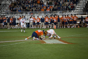 Syracuse got outworked at the faceoff X by Virginia, 18-7.