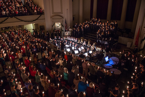 The annual Holidays at Hendricks will celebrate the holiday season with performances by five all-student choirs in the Setnor School of Music, the Syracuse University Brass Ensemble and University Organist, Dr. Anne Laver.