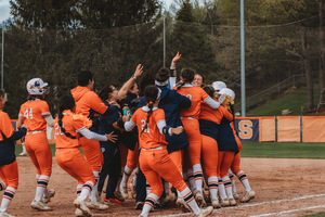 After getting swept by Louisville in the regular season, the Orange emerged on top of the Cardinals in a 2-0 win.