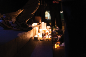 Syracuse University Students held a vigil at Hendricks Chapel Monday night to honor the victims of the Urumqi apartment fire in China.