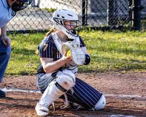 When joining her high school’s varsity softball team in eighth grade, Alanna Bowman switched from catcher to third base. Now back as a catcher, Bowman is leading West Genesee to success from behind the plate.