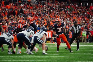 SU was inconsistent against UConn as it gave up 7.3 yards per carry, failed to force a turnover and allowed four plays of 20-plus yards.