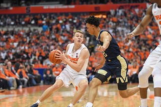 Buddy Boeheim led the charge off the bench with 13 points.