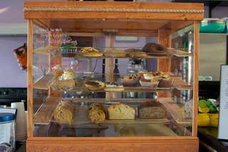 Pawsitivitea serves vegan baked goods from Fat Cat Baking and other treats from Exhale Cafe and Bake Shop.